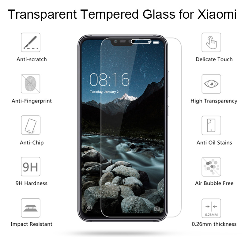 Bakeey-Anti-Explosion-Tempered-Glass-Screen-Protector-For-Xiaomi-Mi-8-Lite-Non-original-1397507-1